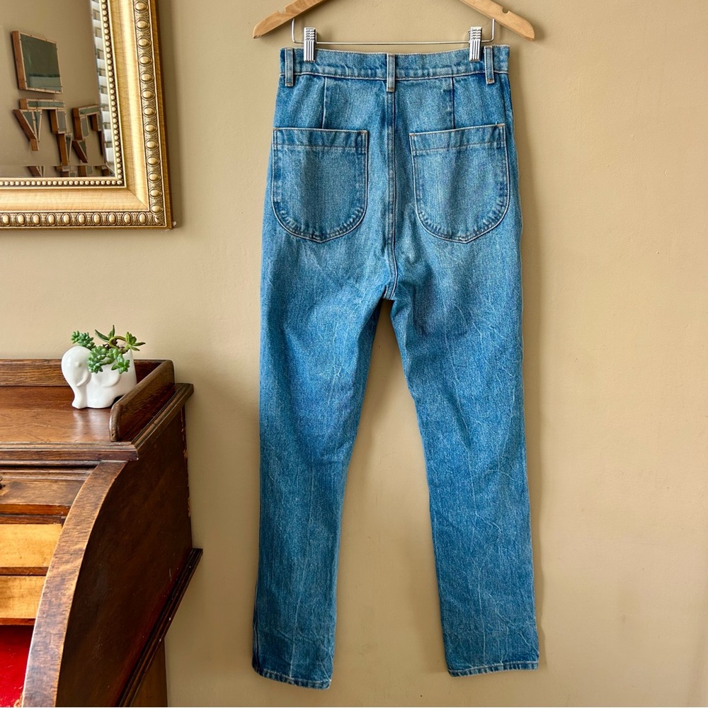 Doen High Rise Blue Jeans - Picture 6 of 13